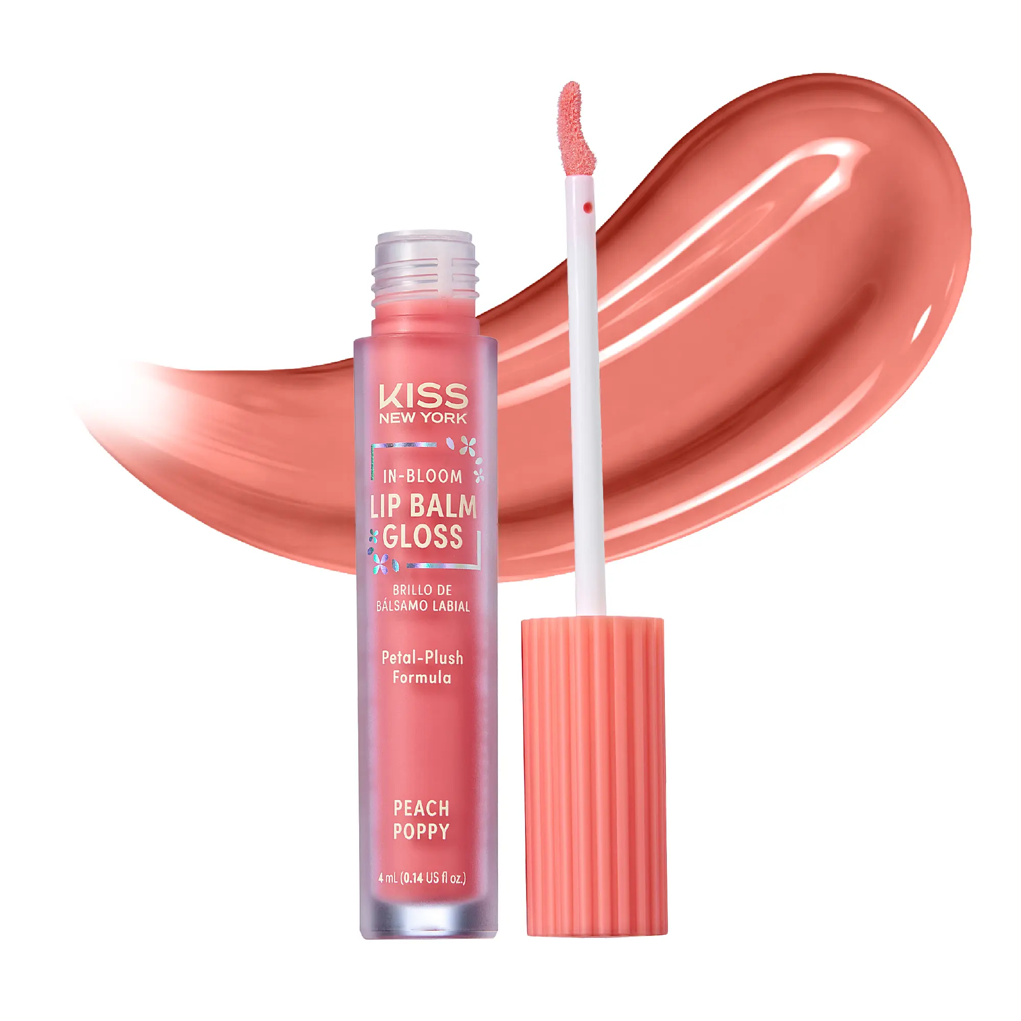 KISS NEW YORK In-Bloom Lip Balm Gloss | Flower-Inspired Hybrid Formula