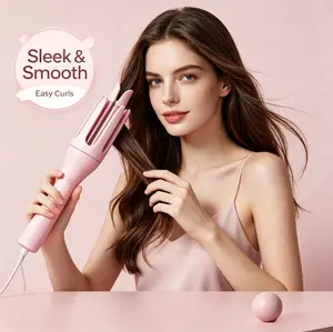 Automatic Hair Curler 360° Anti-Tangle Curling Iron with Negative Ions - Fast Heating