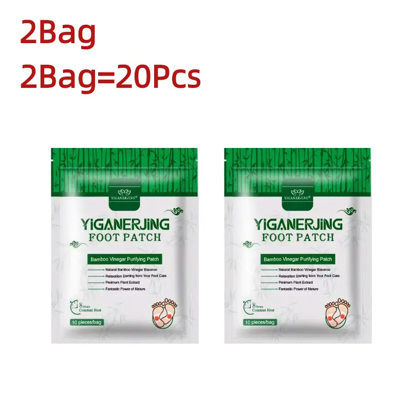 2Bag YIGANERJING Home Relax Herbal Foot Patches Natural Extract Disposable Foot Pads Foot Care Body Maintenance Stickers