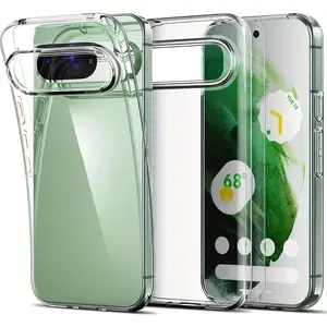 Ultra-transparent Soft Mobile Phone Case, Transparent Back Cover Phone Case, Phone Accessories Compatible with Google Pixel 9 8A 8 7 7A 6A 6, Protective Casing, Smartphone, Clear, Shockproof Protective Cover