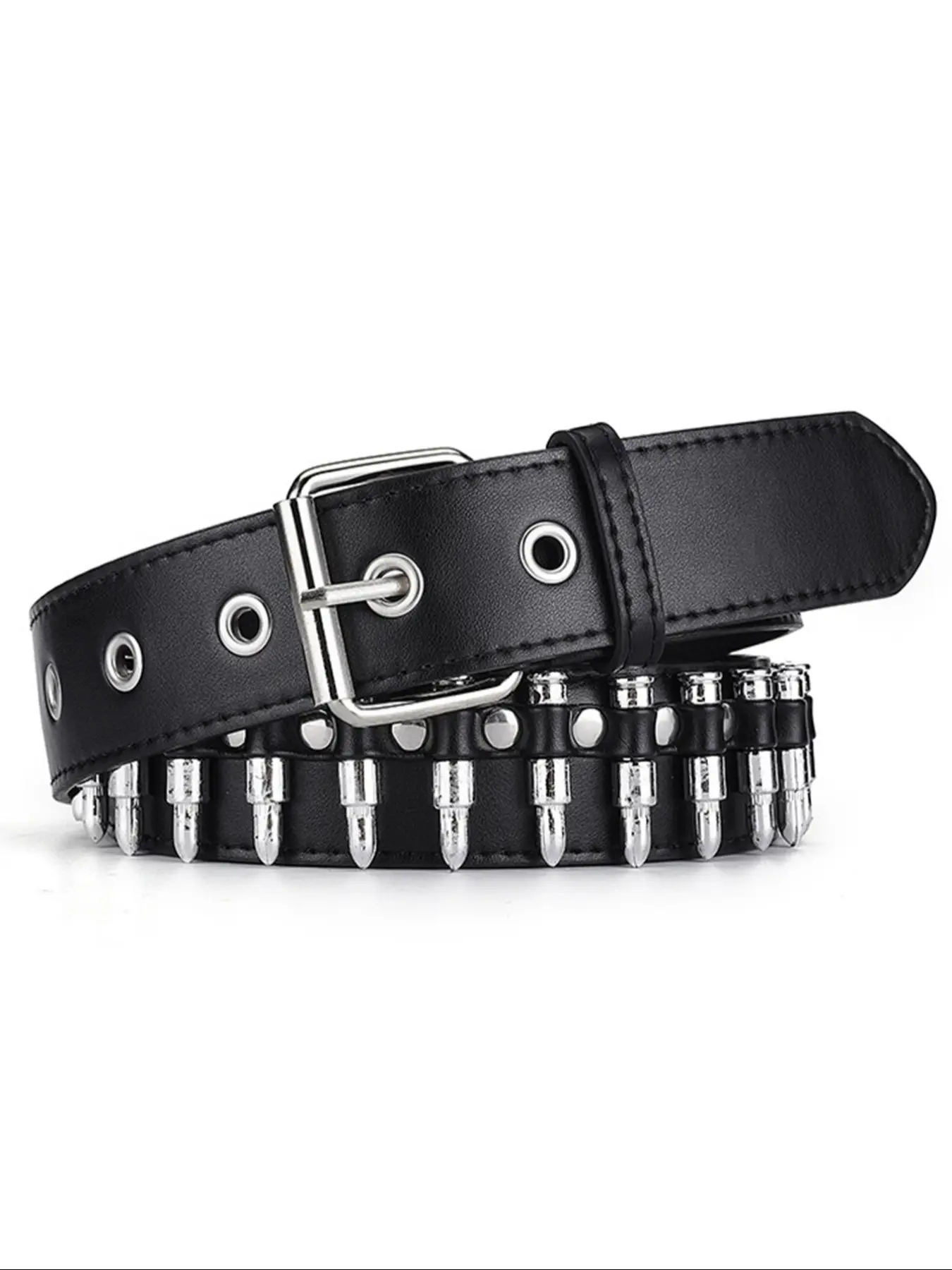 1PC Women's Y2K Punk Rivet Decorated Belt, trendy exquisite adjustable belt, PU Waistband for Daily Use, Nightclub Rock Street Style, Perfect Gift for Girlfriend, Studded Belt, Fashion Belt