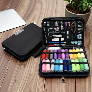 100pcs Multi-Sew Kit with Accessories, 24-Color Thread, Needles and Thread, Small Repair Sewing Kit, Basic Mini Portable Travel Sewing Tool Kit, Sewing Supplies Kit, Sewing Craft Kit