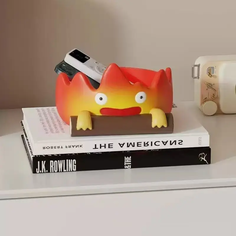 Creative Home Cartoon Decoration, Cute Flame Key Storage Display Piece, Figurine, Living Room Gift Decor, Entrance Hall Accessory, Funny Home Decor, Figurines Decor, Decorative Piece, Living Room Accessories