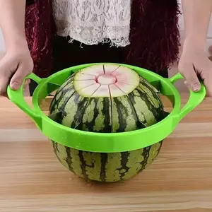 Watermelon Slicer, Creative Watermelon Cutter, Stainless Steel Watermelon Divider, Reusable Watermelon Slicer, Fruit Divider, Kitchen Gadgets, Utensils