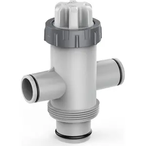 Dual Split Hose Plunger Valve – Pool Fittings Shut-Off Valve with Dual Inlets for Above Ground Pool Parts Replacement