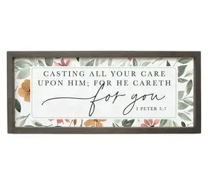 Sincere Surroundings 24" Casting All Care Farmhouse Frame Sincere Surroundings 24" Casting All Care Farmhouse Frame