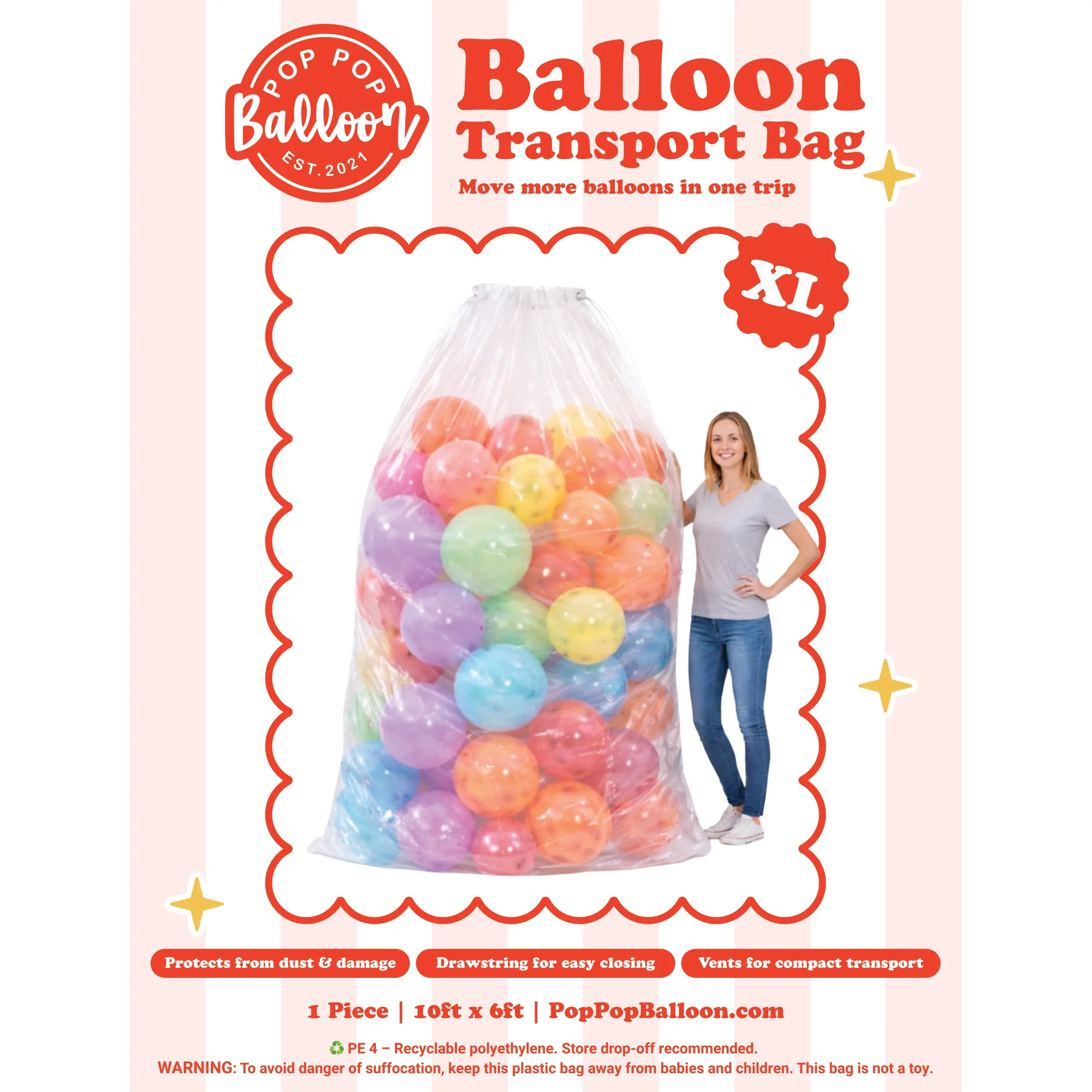 Giant XL Balloon Bag