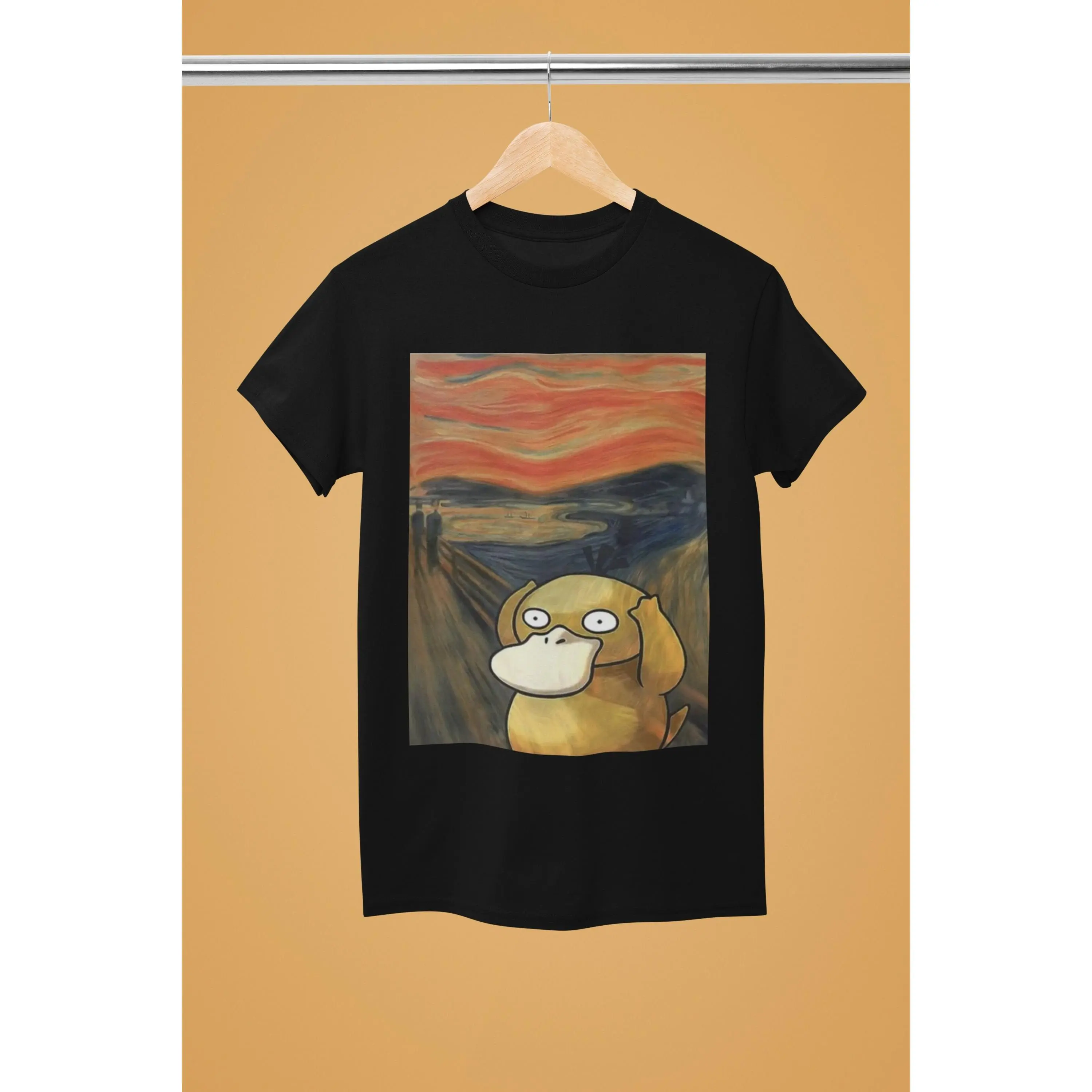 Screaming Psyduck Shirt | The Scream Art Crewnecks , Hoodies - Sweatshirt