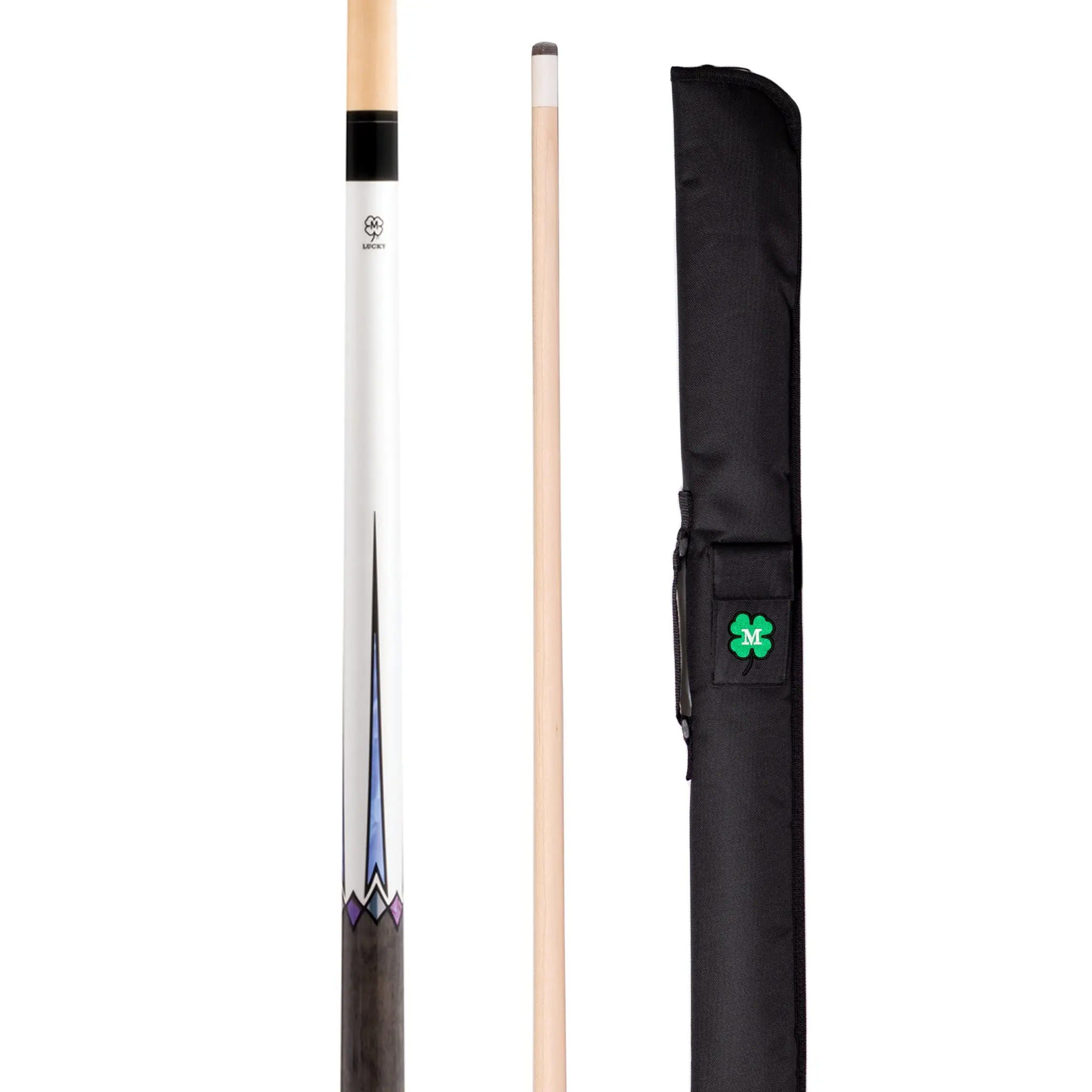 McDermott Lucky L75 Pool Cue FREE Soft Case w/Embroidered Clover Logo