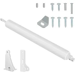 Storm Door Closer, White Heavy Duty Screen Door Closers, Compatible with Andersen/Emco/Larson/40201 (Closer only, 1 Pack(White))