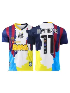 Shirt 2526 Neymar No.11 Juventus Brazil Retro Men's and Women's Football Training Match Sport Jersey Breathable Top T-shirt