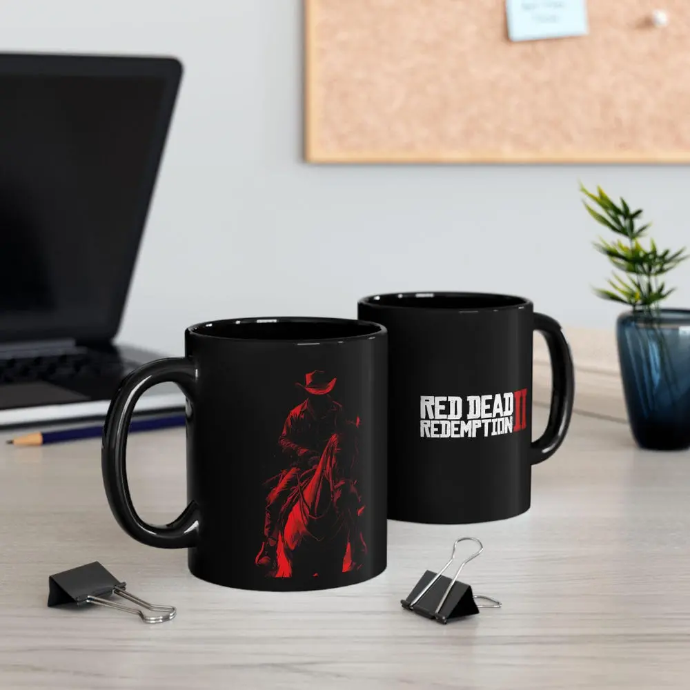 RDR2 Coffee Mug â€“ Red Dead Redemption Inspired Cup â€“ Gaming Gift for Wild West Fans - cob00609
