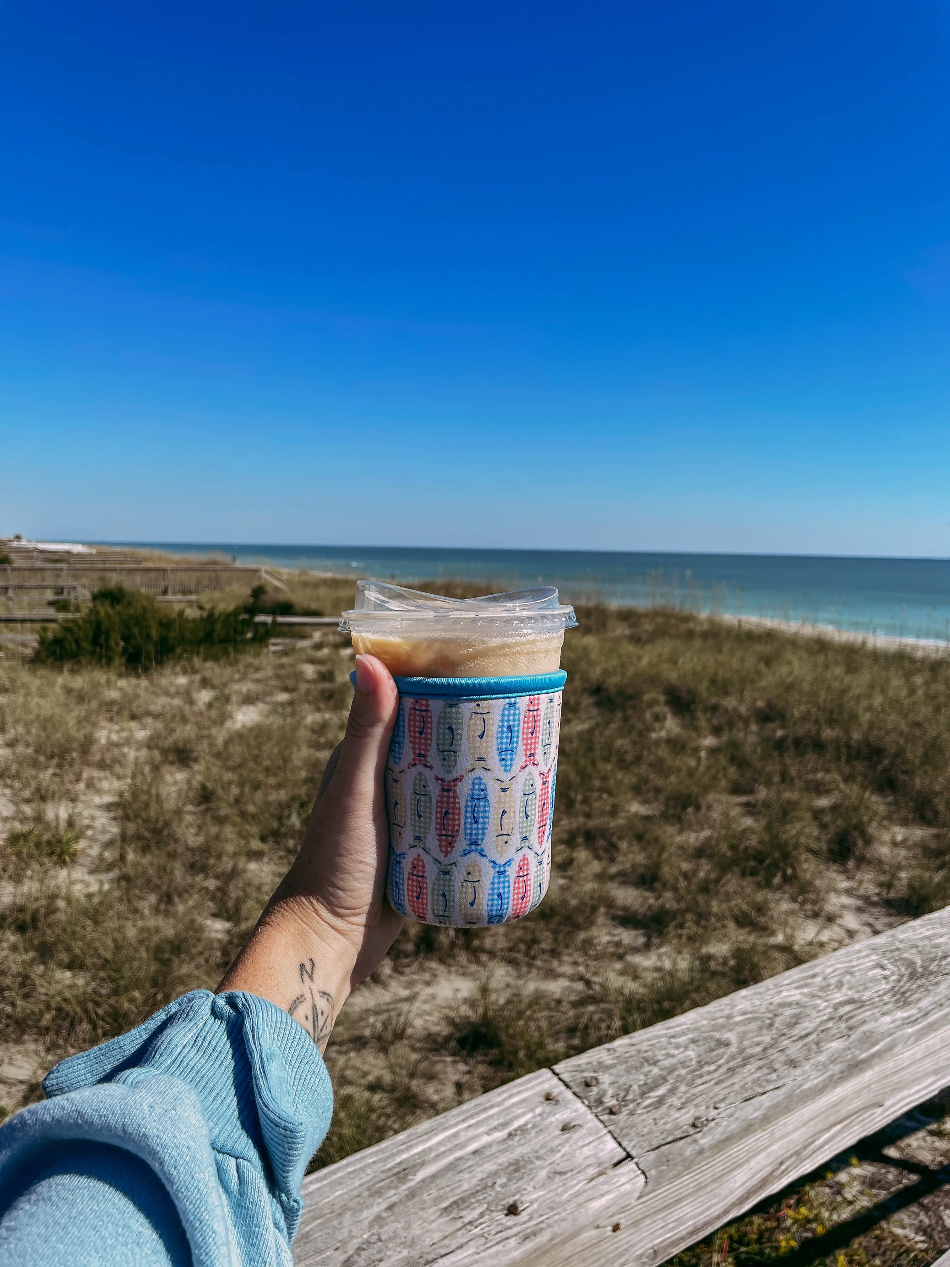 Gingham Gills Coffee Sleeve