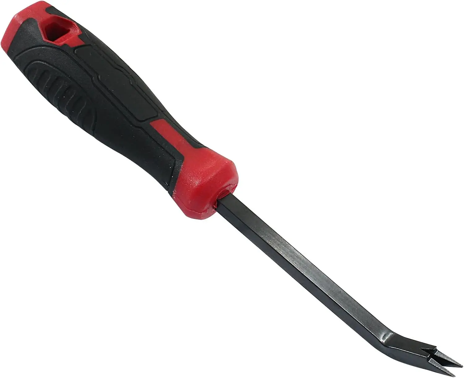 Heavy-Duty Upholstery Staple Remover Tool with Dual-Fork Tip Design - Clean, Damage-Free Removal for Carpet, Hardwood Floors, Furniture; Easy to Store, Fits Comfortably, Furniture Disassembly