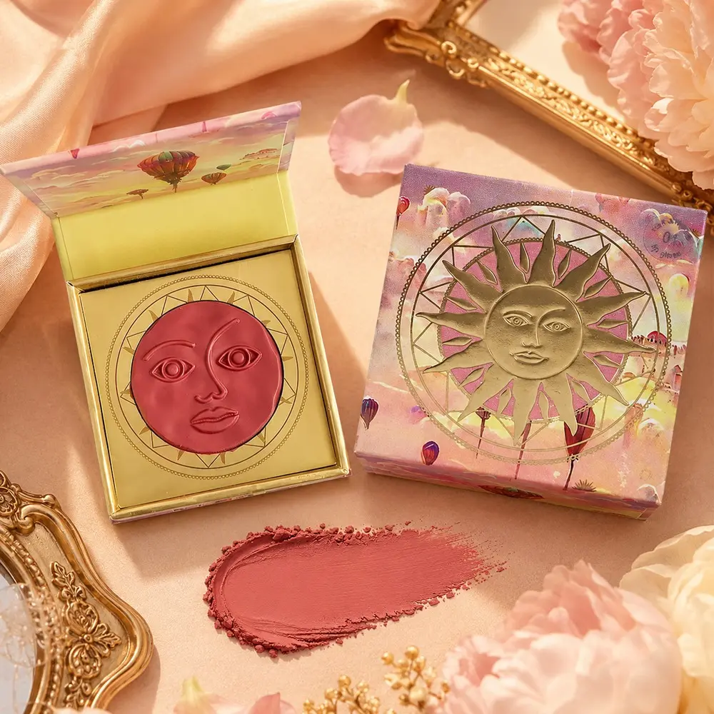 Sun Emotion Blush Mud Natural Look Makeup Long-Lasting Color Easy Application Perfect for Daily Use Enhances Complexion Everyday Cosmetics Products Makeup