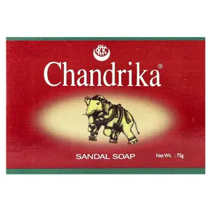 Chandrika Soap Sandal Bar Soap, 75 g