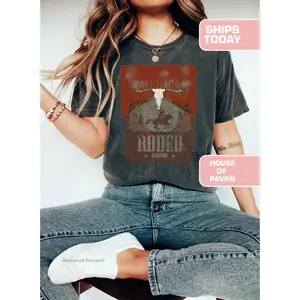 Western American Rodeo Shirt, Vintage Inspired Tee Shirt, Western Graphic Tee, Retro Tee vintage T-shirt, sweater and Hoodie cotton shirt