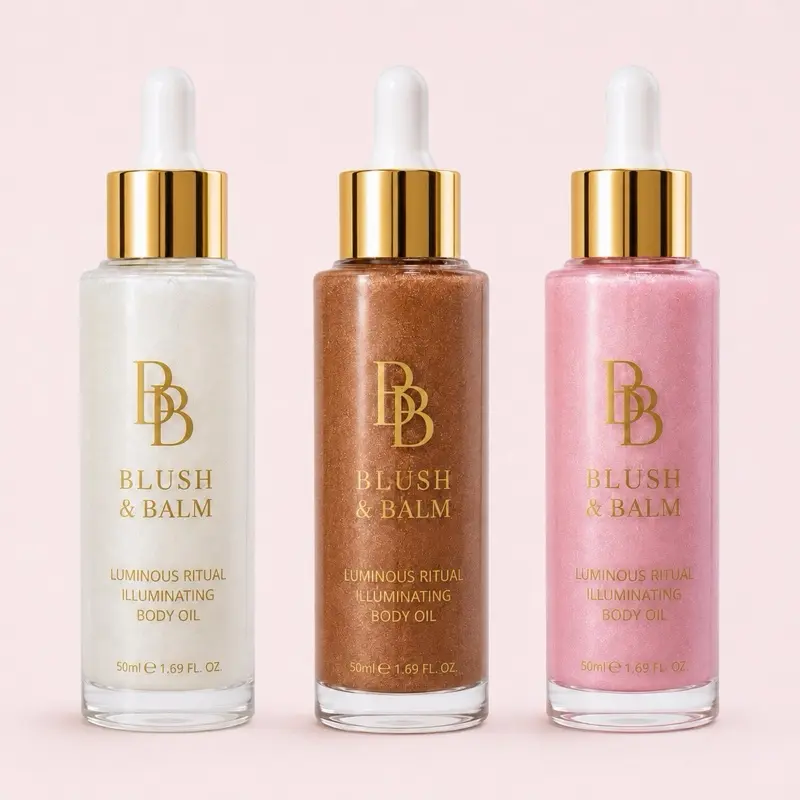 Hydrating Body Shimmer Oil | Luminous Ritual Glow Oil | Moisturizing Radiant Body Oil