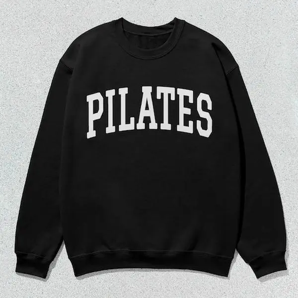 Pilates Sweatshirt Collegiate Crewneck Sweater Unisex