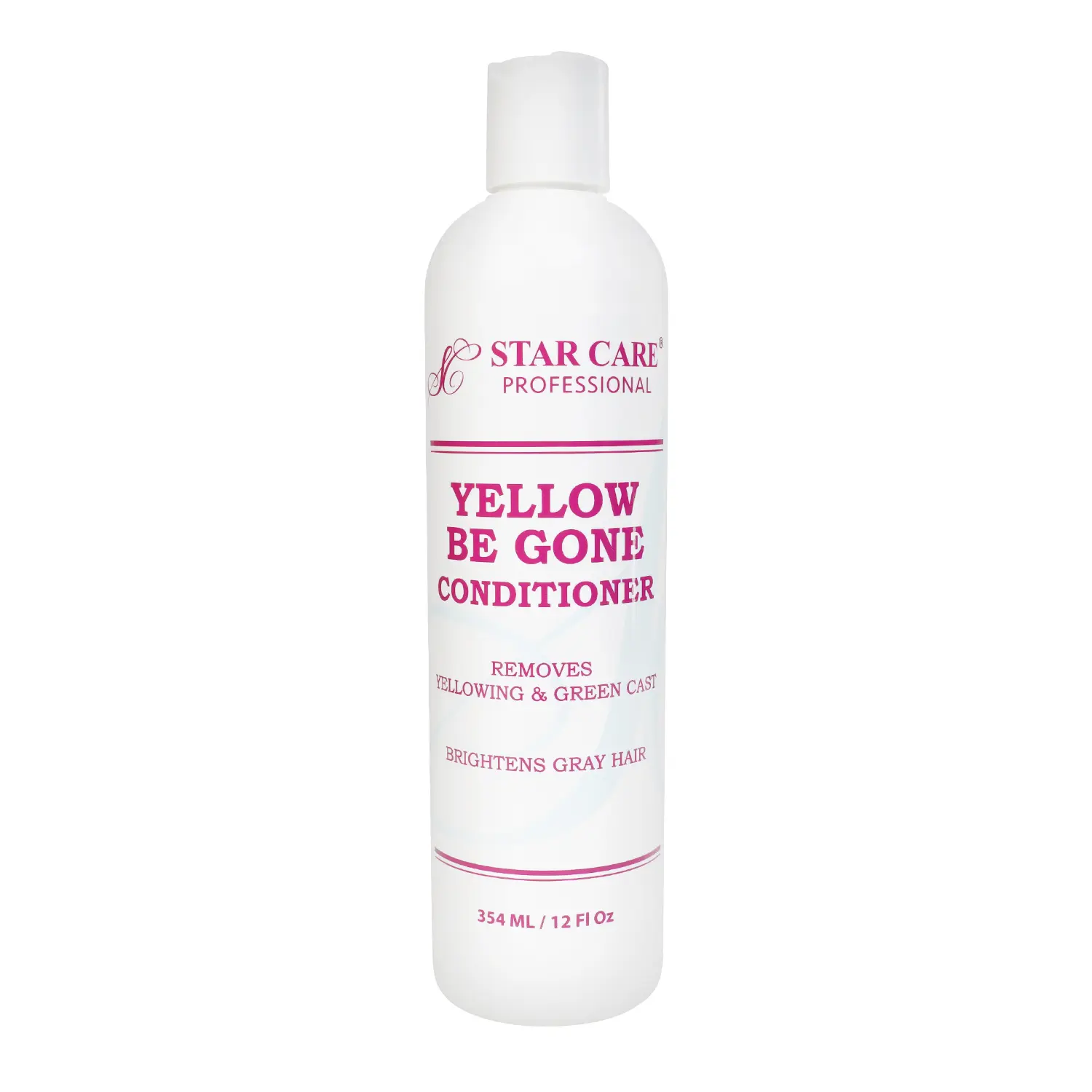 starcare Yellow Be Gone Conditioner, Toning Treatment for Blonde, Lightened, and Streaked Hair, 12oz / 354ml, Blonde Hair, Violet, Haircare, Decolorized Hair