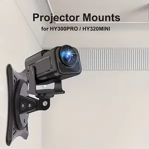 Durable Wall-Mounted Projector Stand, Compatible with Hy300 Pro and Hy320mini, 10 Scene Modes, Supports 5kg, Includes Installation Screws