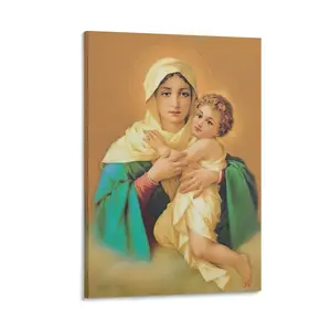 Our Lady of Schoenstatt Virgin Mary Refuge of Sinners Catholic Saint Wall Art Canvas Painting Posters Canvas Poster Bedroom Decor Sports Landscape Office Room Decor Gift Frames Ornaments Artistic Print Photo Decoration