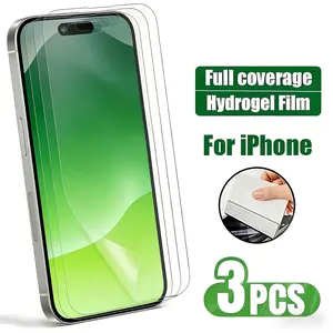 HD Water Gel Screen Protector Film for iPhone 17/17e/16promax/17air/16e/15/14/13/12/11promaxplus/XR/x/xsmax, Bubble-Free, Anti-Fingerprint, Accessories