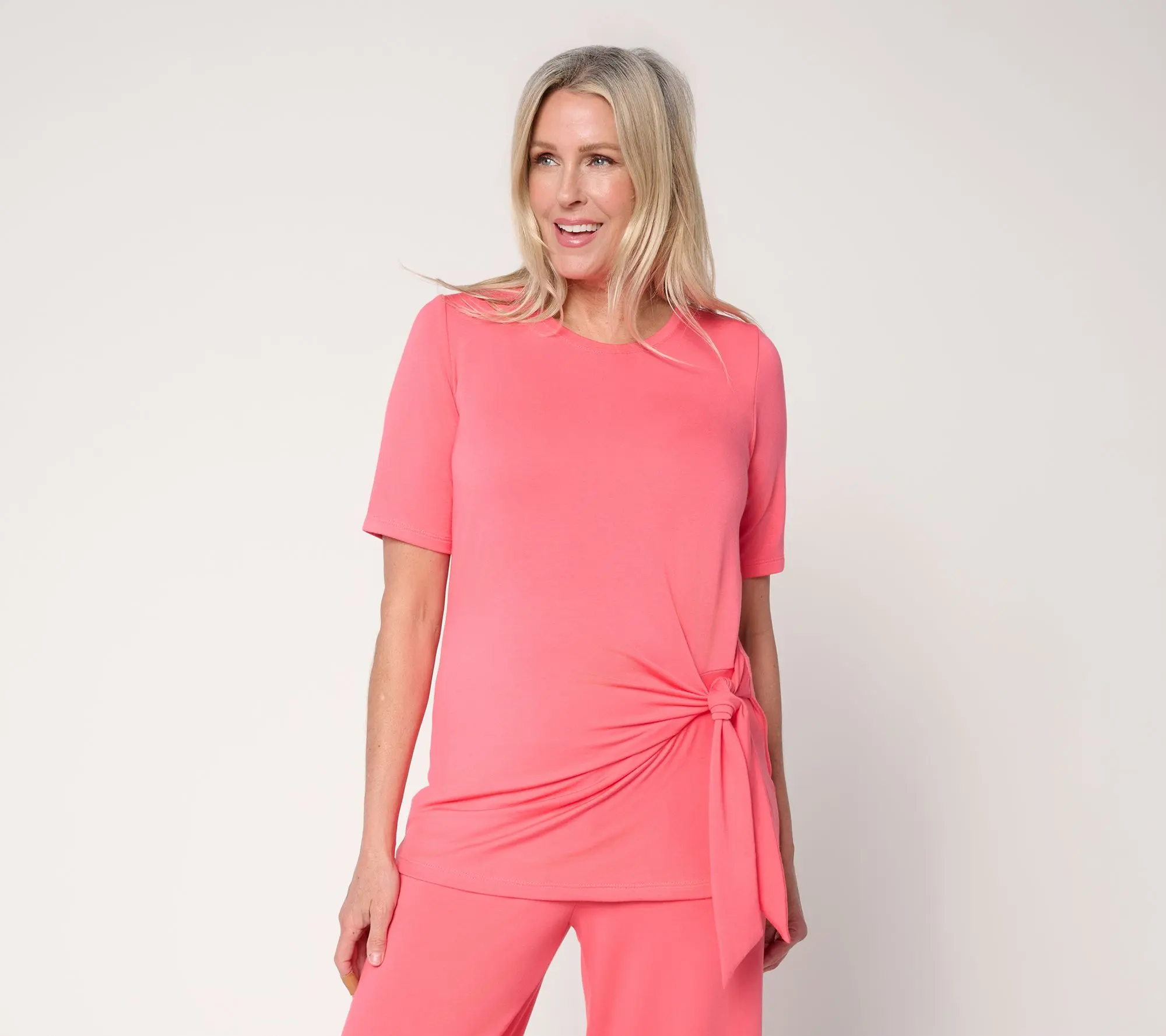 Brandis Dress Out Loud Acquitted Knit Snatched with a Side Tie Top