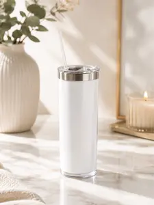 20oz Snow Globe Tumbler Personalizado | Acero Inoxidable, Glitter y Diseño Único