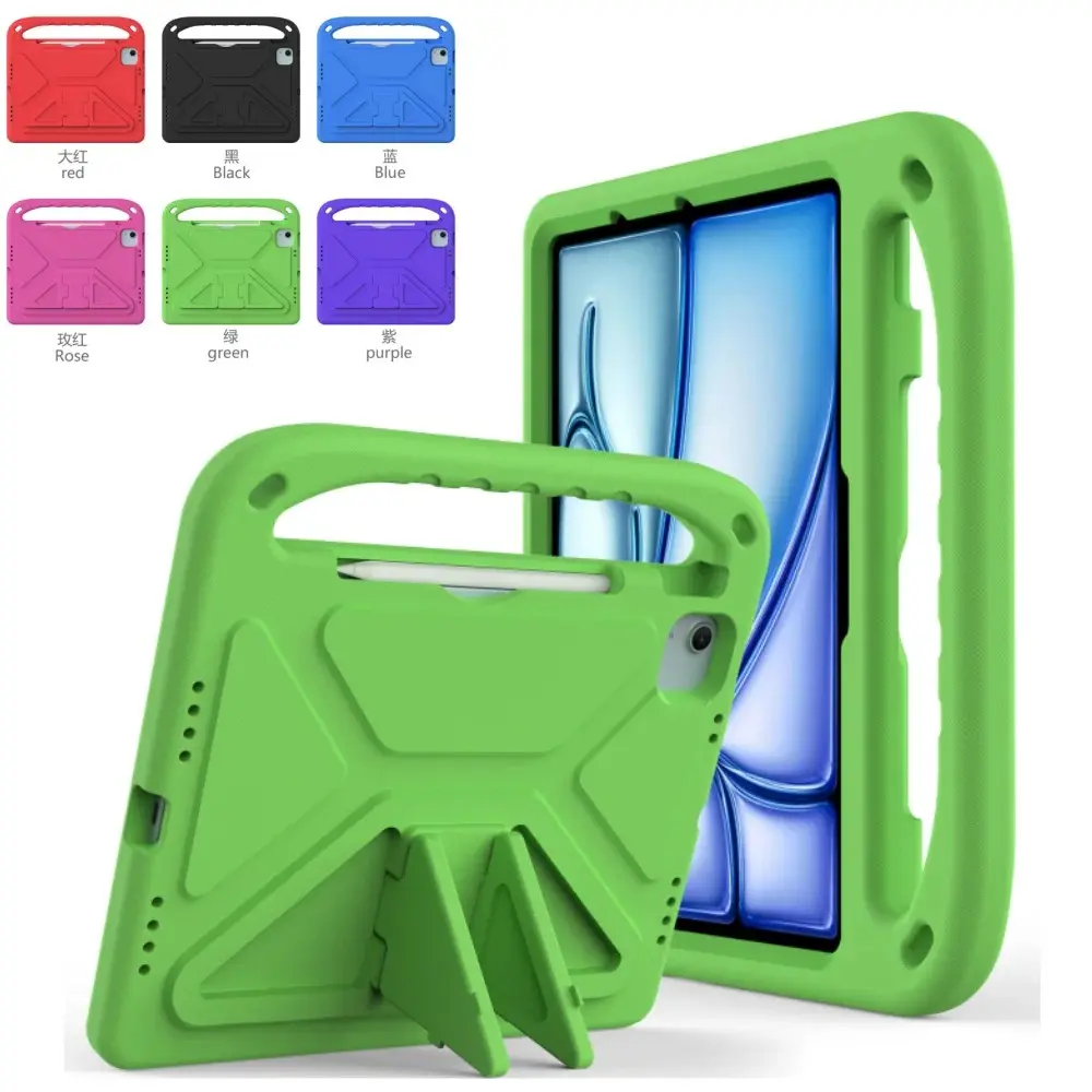 For Samsung Galaxy Tab A 8.0 8.4 10.1 A7 A8 A9 S5E S6 Lite S7 S8 S9 S10 FE Plus Tablet Case Handheld EVA Foam Kids Tablet Case