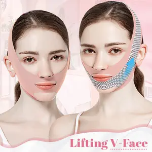 Adjustable V Line Sleep Strap: Prevents Mouth Breathing & Tightens Jawline – Overnight Face Slimming Mask for Contouring and Nasal Breathing Support