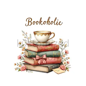 Bookoholic • T-shirt Tee Shirt Comfortable Unisex Top Funny Sarcastic Casual Sublimation Reader Bookworm Read Book