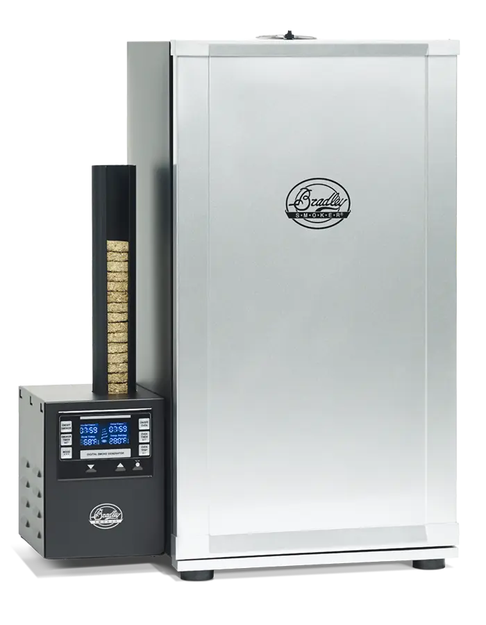 4-Rack Stainless Steel Insulated Digital Electric Smoker - Adjustable Smoke, Max Temp 280F Single Unit Oven for Kitchenware, Barbecue Food Preparation