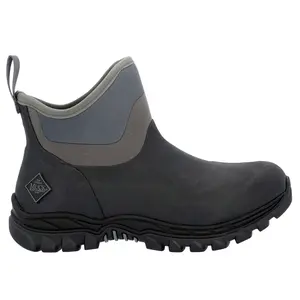Muck Boot Womens Arctic Sport Ii Ankle Round Toe Pull On Casual Boots Ankle Low Heel 1-2" - Black