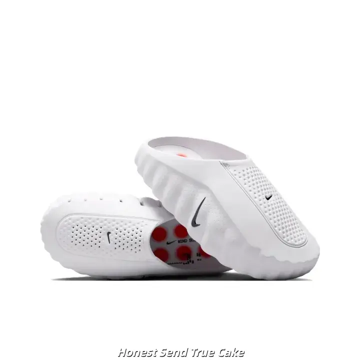 Brand New Sealed Original Box Unisex Off White EVA Slide Sandals Red Dot Massage Non Slip Quick Dry Breathable Mesh Indoor Bathroom Beach Gym Casual Slip On Trainers