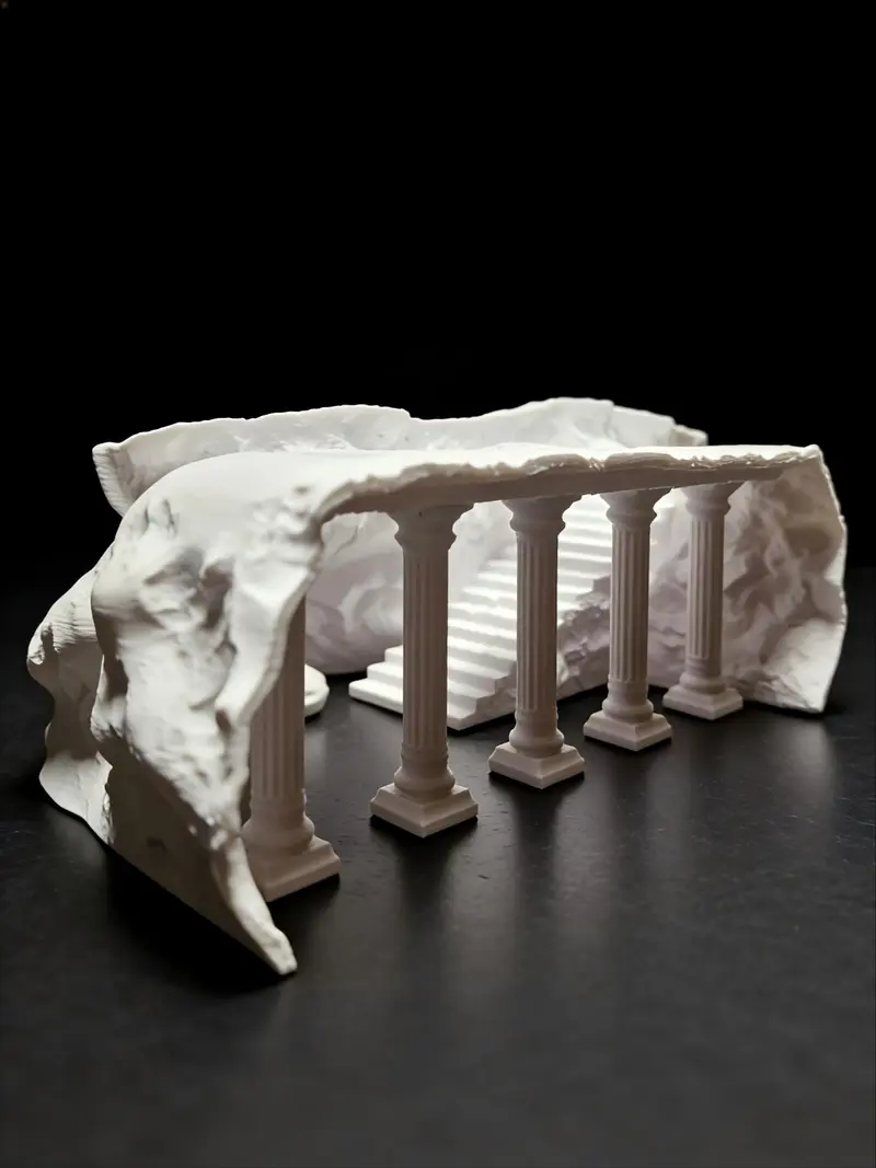 3D Printed Palace Castle Fish Cave, Aquarium Decor for Fighting Fish, Peacock Fish, Small Fish, Perfect Gift for Fish Lovers