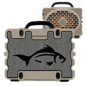 Turtlebox Shell Pescado Custom Speaker Accessory CNC Routed Design Marine Grade EVA Foam Durable Material with Custom Logo Audio Protection for Turtlebox