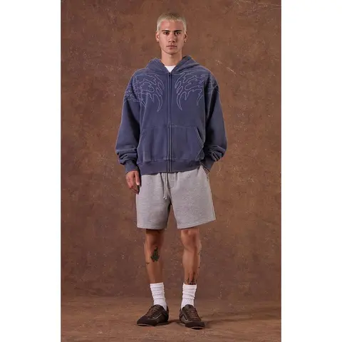 Pacsun Men's Fleece Grey Sweat Shorts