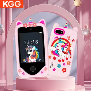 Cute Unicorn/Penguin Pattern Smart Phone, Student Game Smart Phone with 32GB SD Card, Music Player, Dual Camera Phone with Alarm Clock & Flashlight