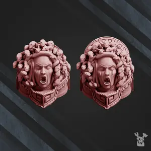 Stone Tears Shoulder Pads