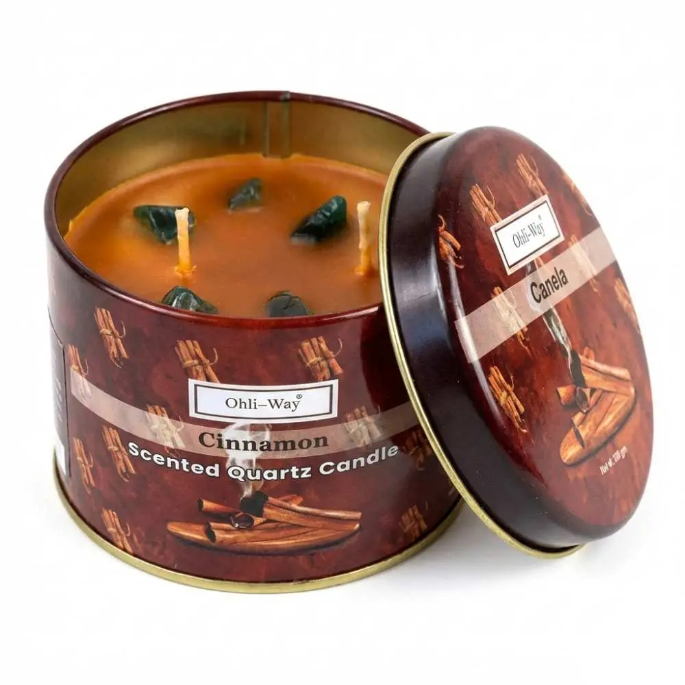 Ohli~Way Canela Quartz Candle 120g Protection and Passion