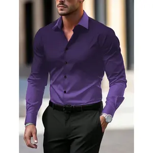 Manfinity Homme Men's Ombre Long Sleeve Shirt