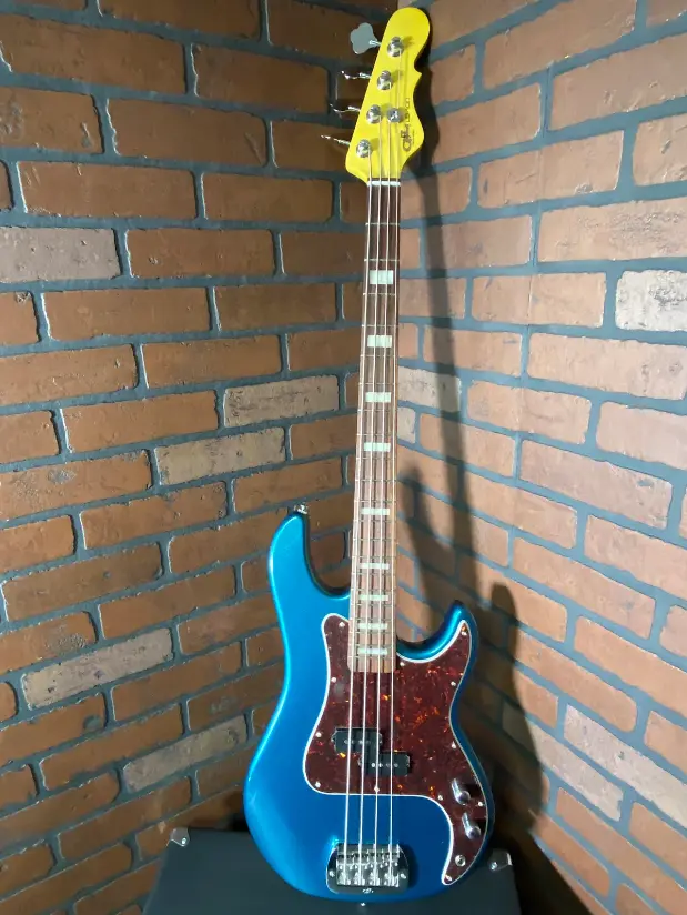 G&L Tribute LB-100 P Bass Guitar - Emerald Blue