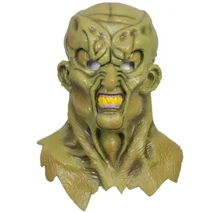 The Haunted Mask Goosebumps Masks Cosplay Full Head Green Latex2026 New for Men Womem costume party, Accessories, Synthetic