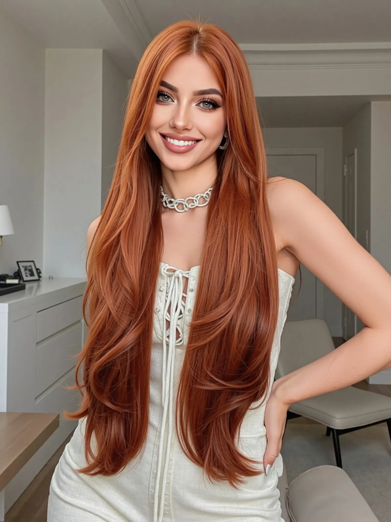 32 Inch Wig for Women, Elegant Long Wave Wig Without Bangs, Soft Heat Resistant Synthetic Fiber, Soft Synthetic Hair, synthetic curly wavy, Perfect for Halloween, Curly Wigs