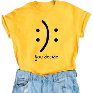 Women's T-Shirts Cotton Funny Graphic Design Casual Short Sleeve Top Tees