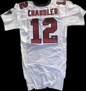 Chris Chandler Autographed GAME USED Atlanta Falcons Jersey PSA COA