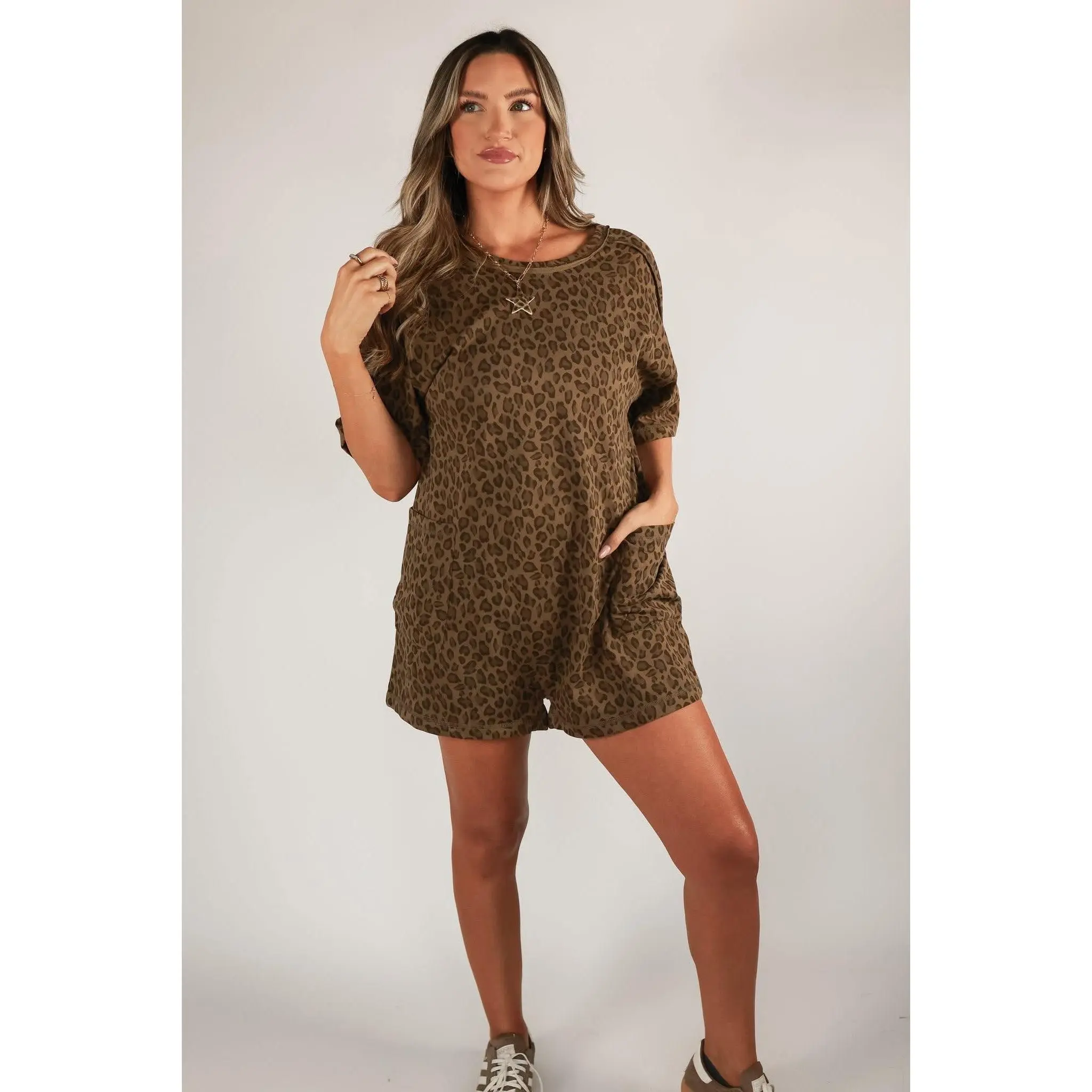 Leopard Romper