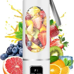 Portable Electric USB Blender, 500ML Personal Juicer Mixer, Small Multifunctional Smoothie Ice Cream Maker, Compact and Convenient, Usb Rechargeable Juicer