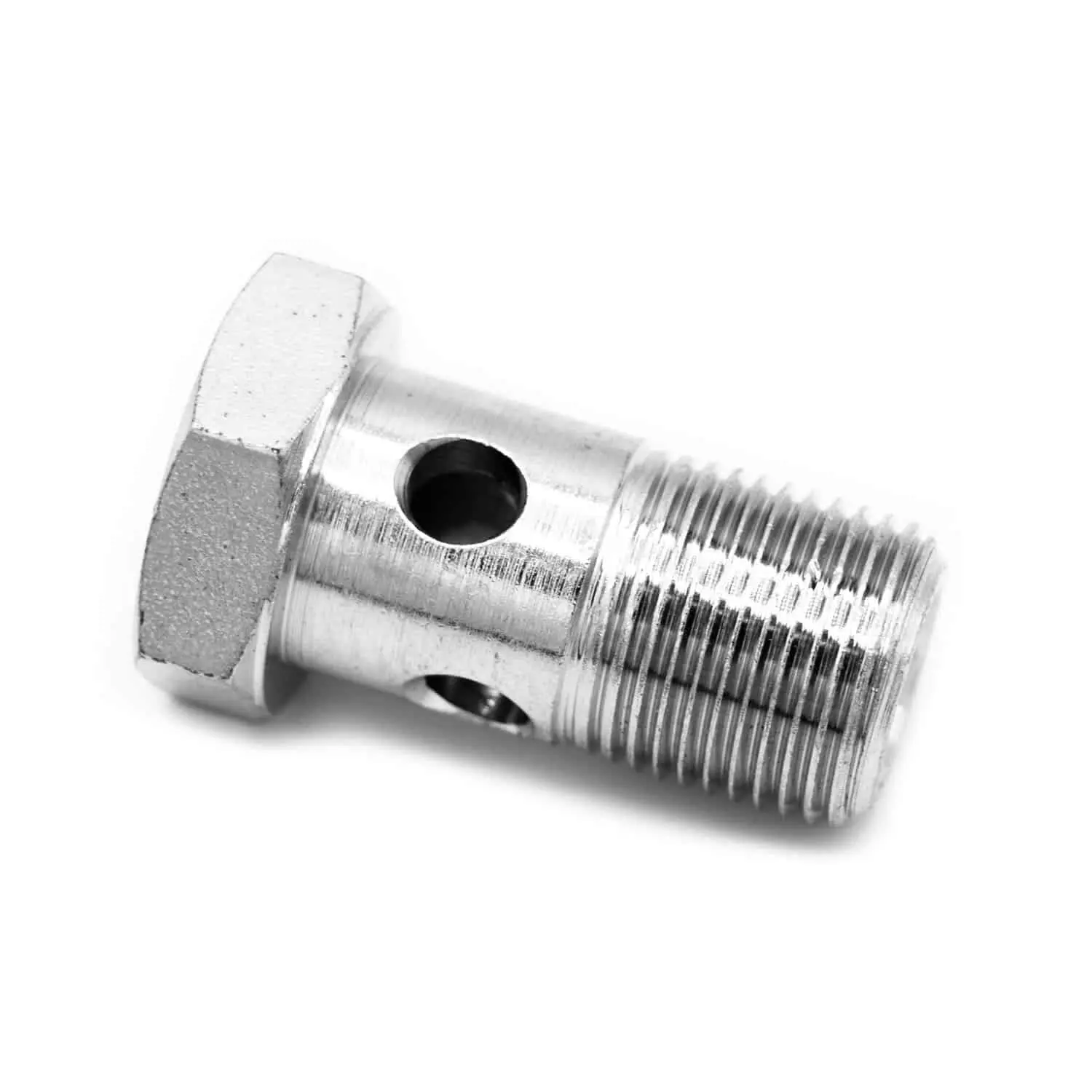 Mecanil 3/8" Metal Threaded Banjo Bolt - Single Bolt for Banjo Fittings (B69)